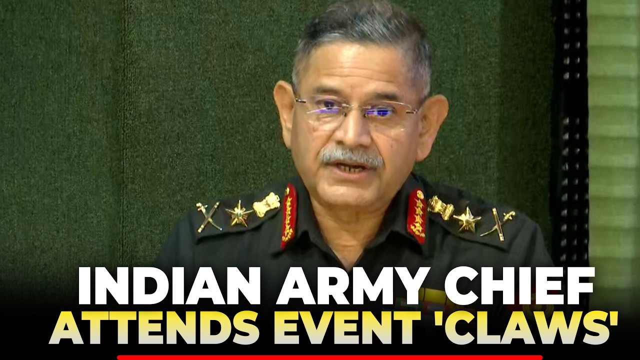 LIVE: Army Chief Upendra Dwivedi addresses Centre for Land Warfare Studies Seminar | India