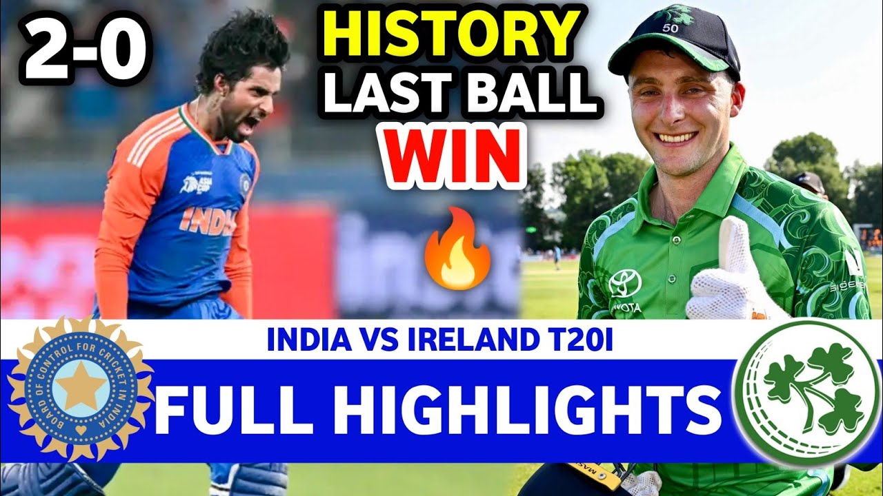 India vs Ireland 2nd T20 Match Full Highlights 2026 | IND VS IRE 2nd T20 Highlights