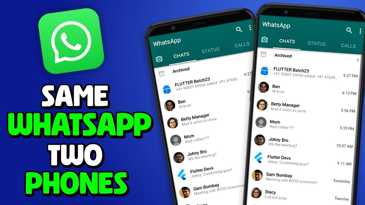 Как использовать один аккаунт WhatsApp на двух телефонах (2026)