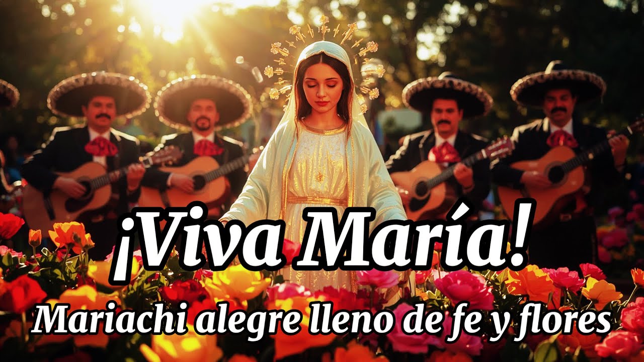 🎺Cantos Alegres a la Virgen María | Mariachi Festivo y Devocional 💐🙏