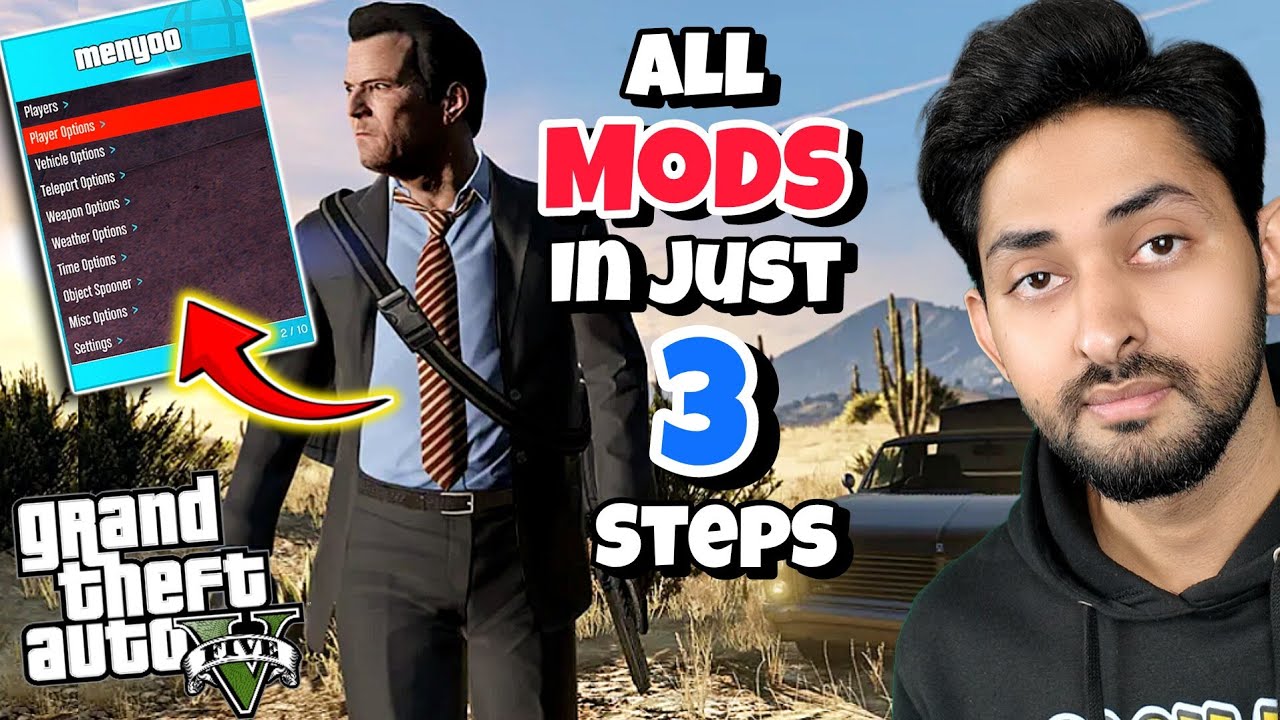 How to Mod GTA 5 Story Mode in Just 3 Steps (2025) | GTA 5 Offline Mods | The Noob | Hindi/ Urdu