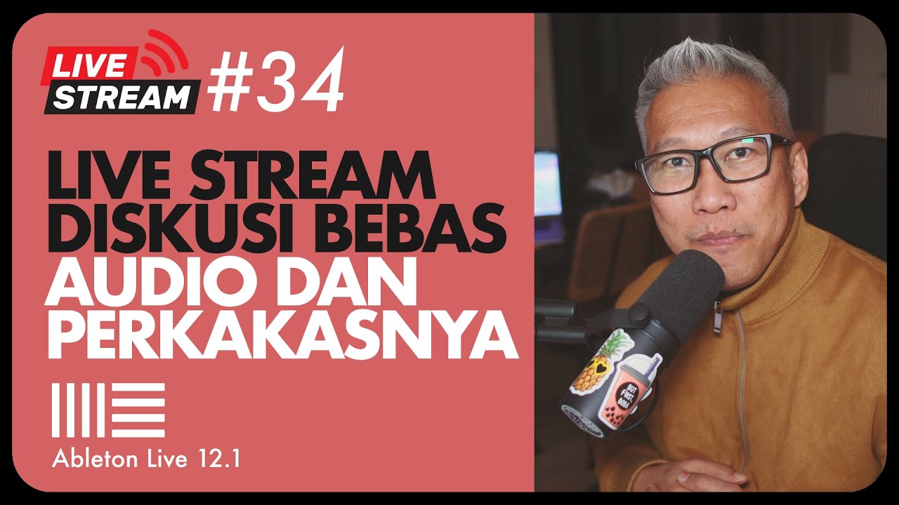 Live Stream #34 - #kasus (kasak kusuk) audio, diskusi bebas audio dan perkakasnya.