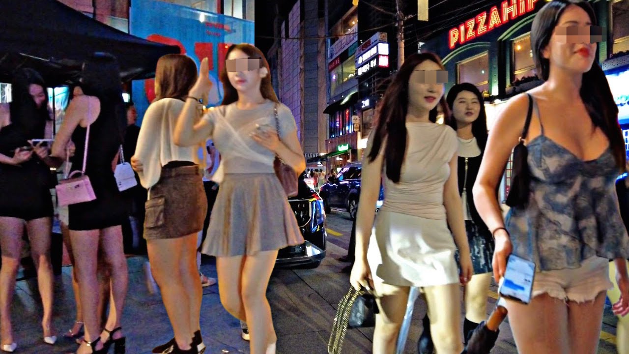 [4K KOREA] Midnight temptation of Seoul apgujeong rodeo street