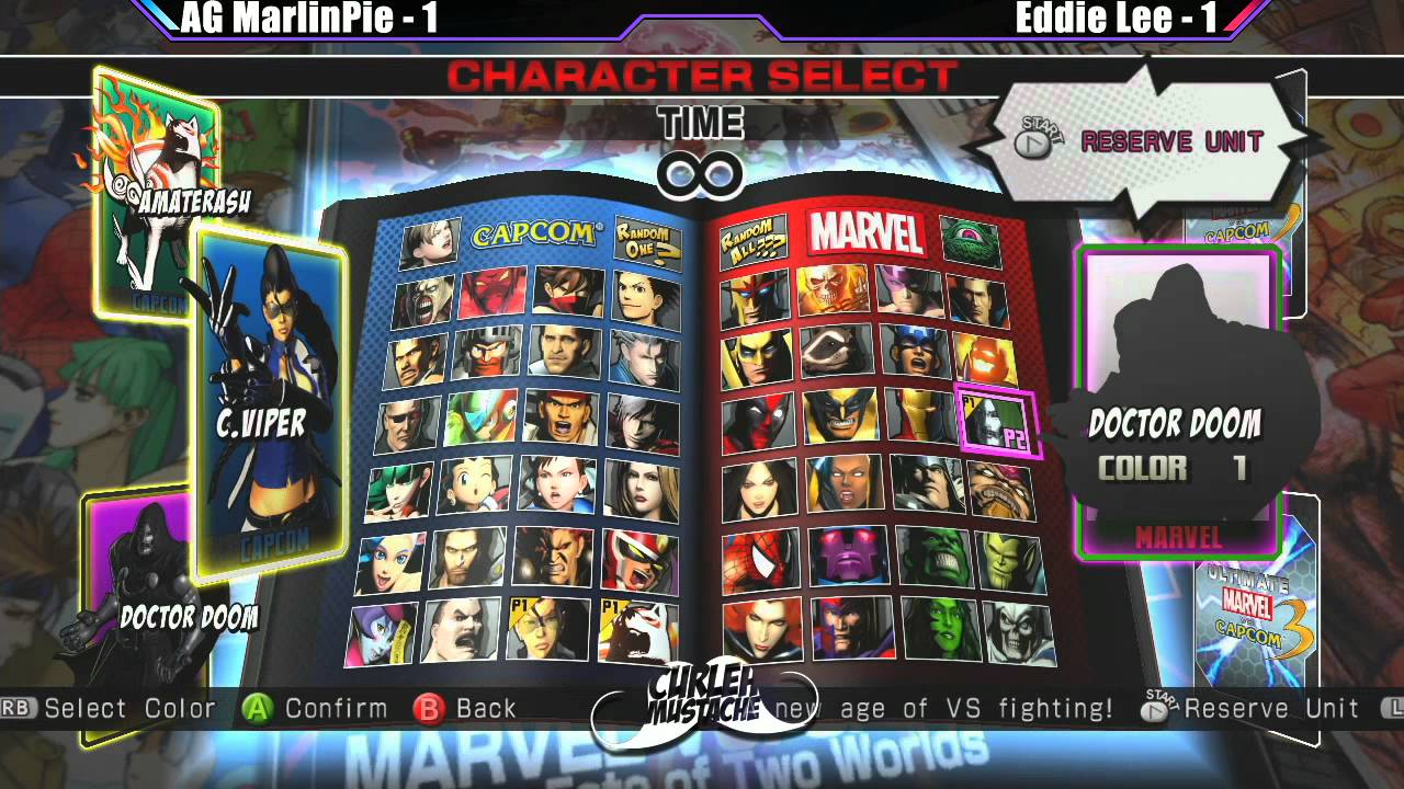 UMVC3 AG MarlinPie vs Eddie Lee - Curleh Mustache 2 Tournament