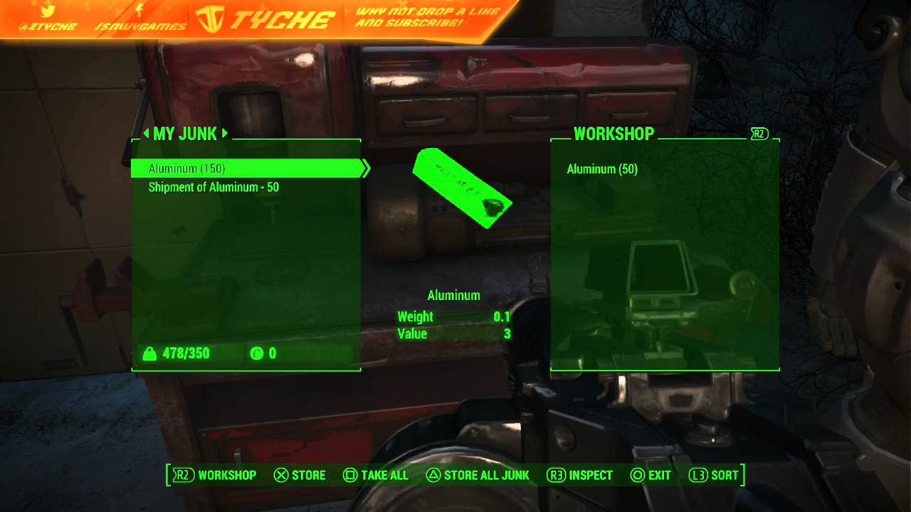 Fallout 4 Glitches: Unlimited Resources Glitch 