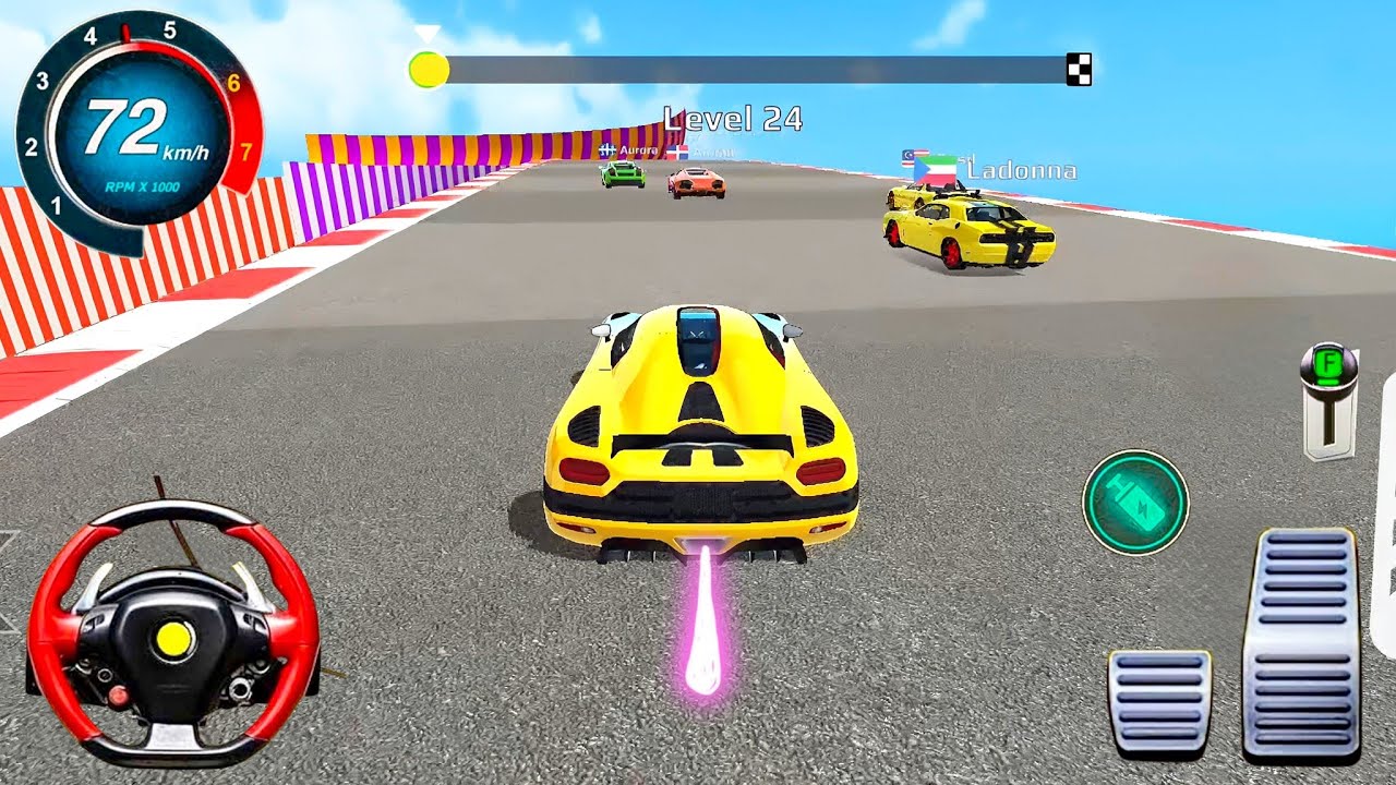 Impossible Crazy Cars Mega Ramp Car Stunts Racing Driver Master Simulator Games Android Gameplay P32