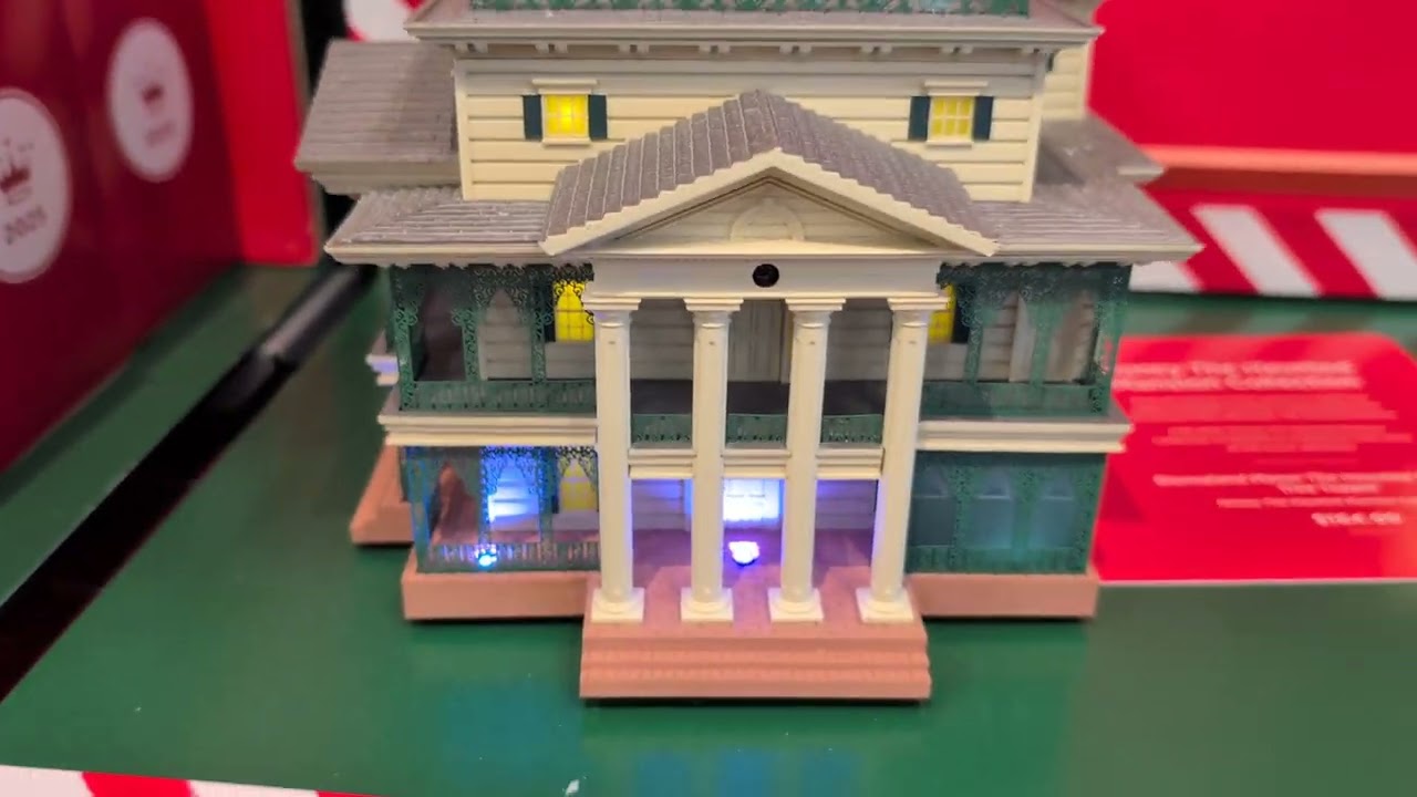 Hallmark Keepsake Haunted Mansion - What if you add both tree toppers?