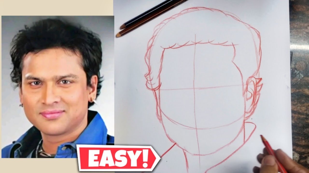 Zubeen Garg Drawing | How to draw Zubeen Garg