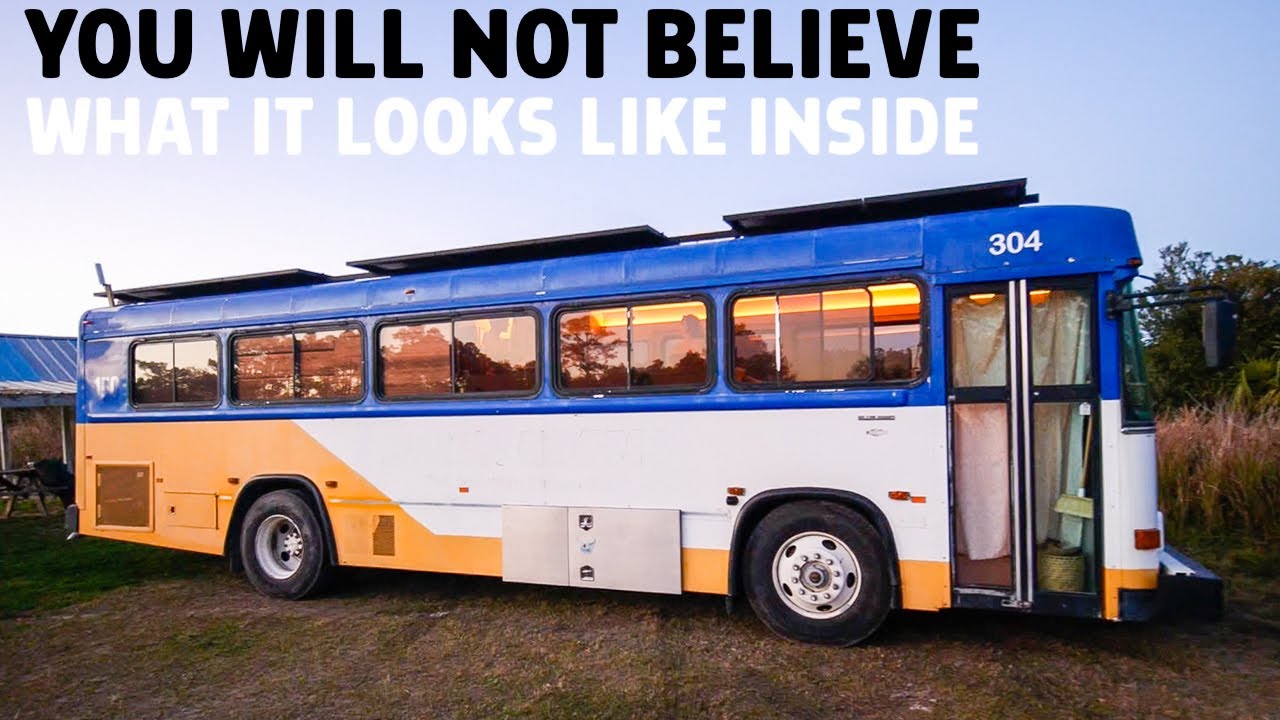 Millenials Built Their Off-Grid Dream House in a Transit Bus