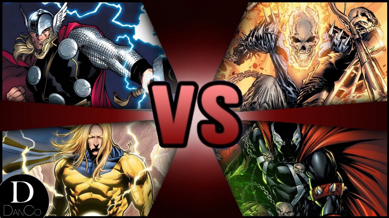 Thor and Sentry VS Ghost Rider and Spawn | BATTLE ARENA