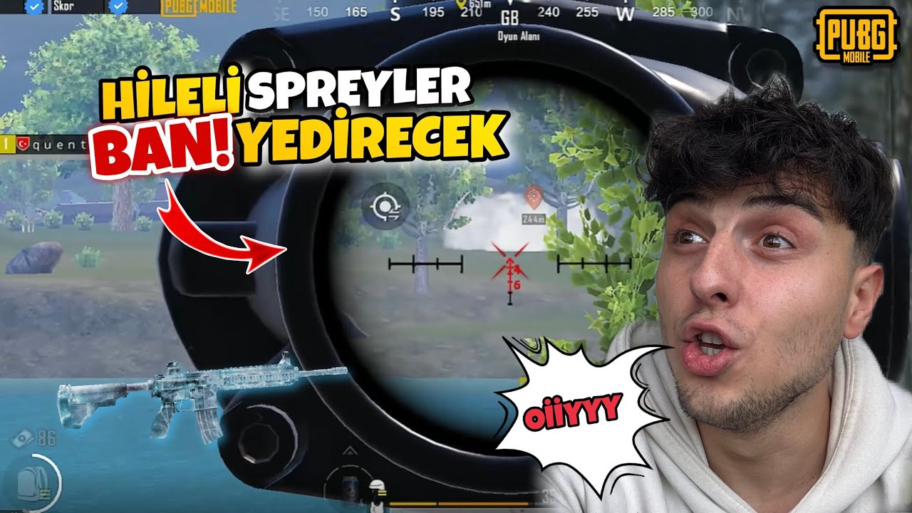HİLELİ SPREYLER YİNE BAN YEDİRTECEK / 4.1 G&Uuml;NCELLEME - PUBG Mobile