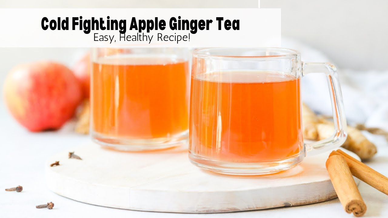 Cold Fighting Apple Ginger Tea #shorts