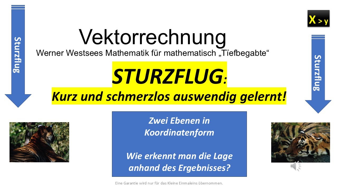 Lage Ebene zu Ebene, beide in Koordinatenform; Zuordnung
