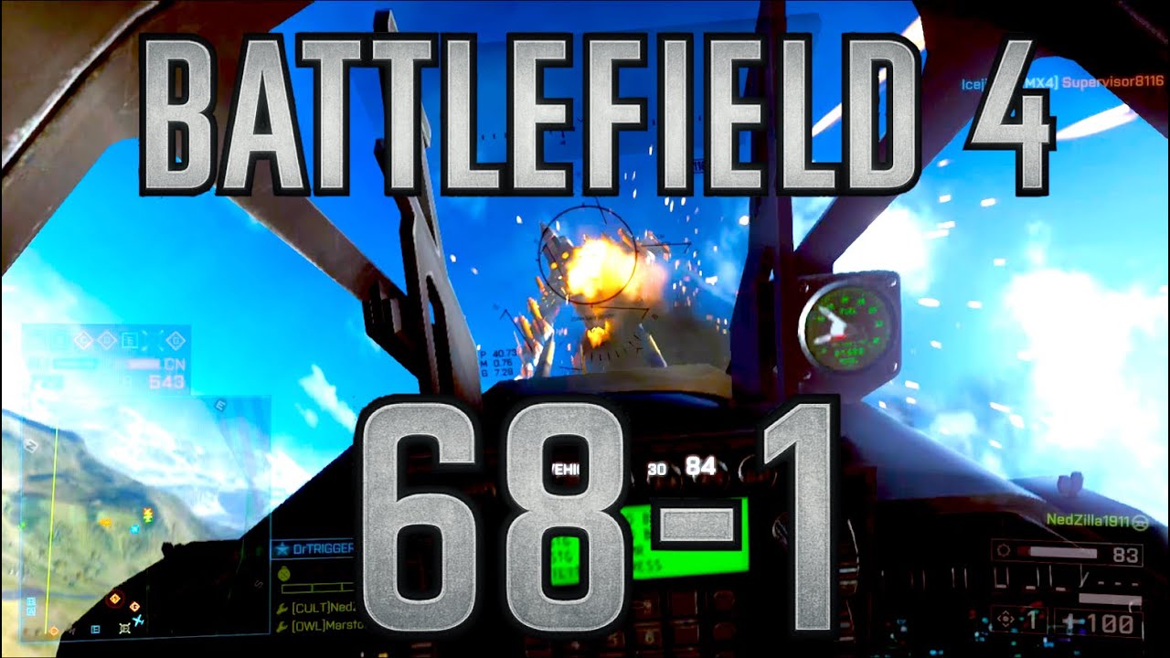 68-1 | Golmud Railway | Battlefield 4 | Attack Jet Gameplay #61