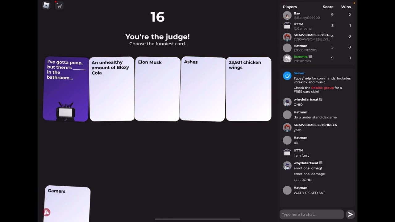 Goofy  card game