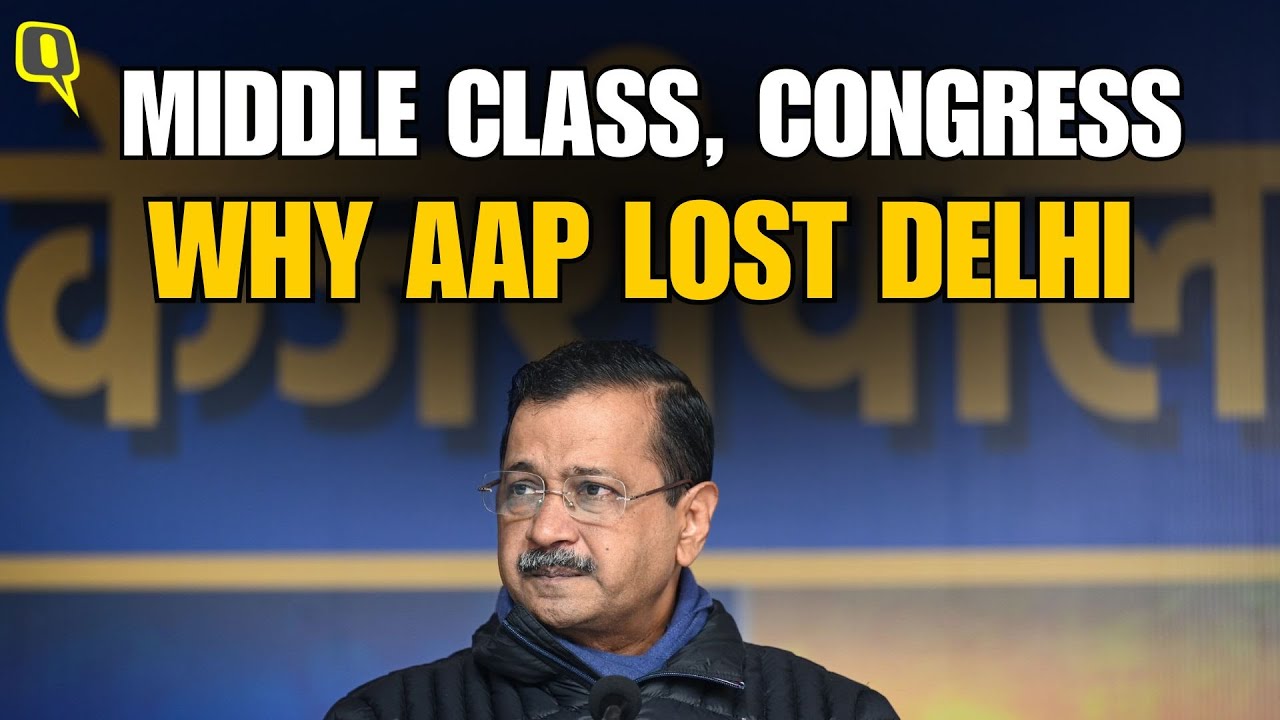 Middle Class, Modi, Congress: 4 Reasons Why Arvind Kejriwal & AAP Lost Delhi to BJP | The Quint