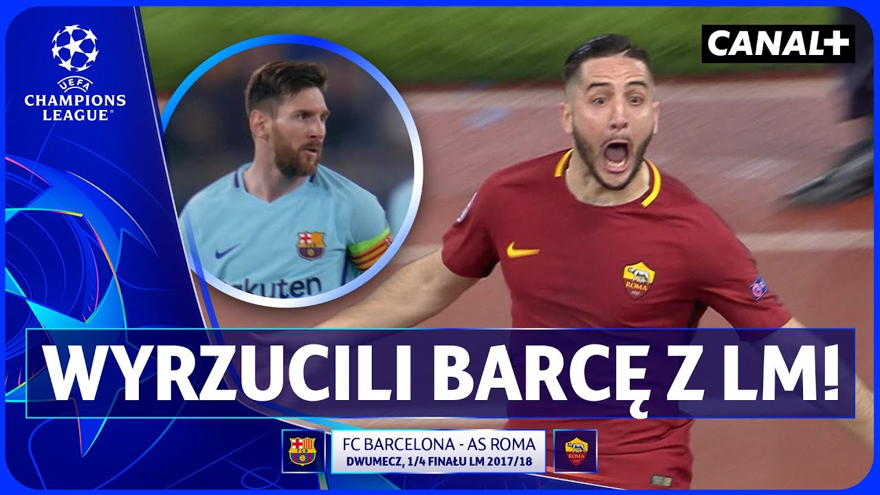 CO ZA COMEBACK! BARCA ZA BURTĄ LIGI MISTRZÓW! FC BARCELONA - AS ROMA, ĆWIERĆFINAŁ 2017/2018 | SKRÓT