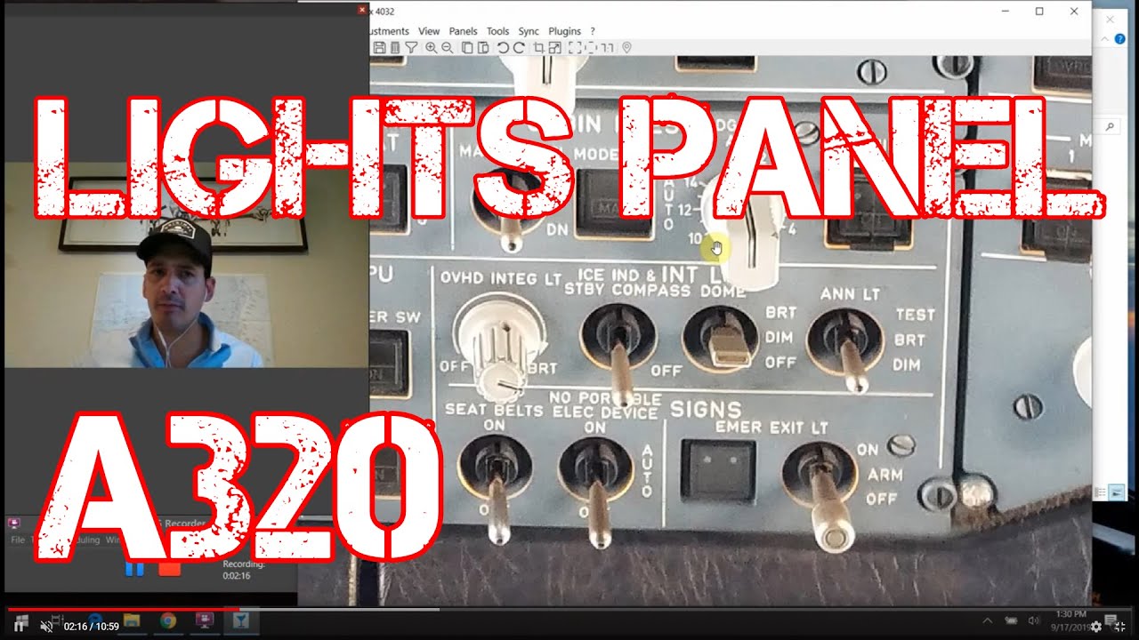 Airbus A320 Cockpit Tour: #28 - Lights Panel: What do all those buttons do?!