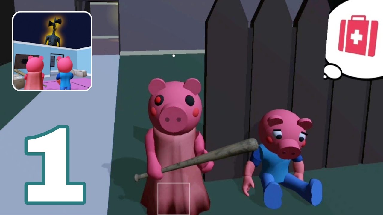 Piggy Chapter 1 Gameplay Part 1 Siren Head (iOS/Android)