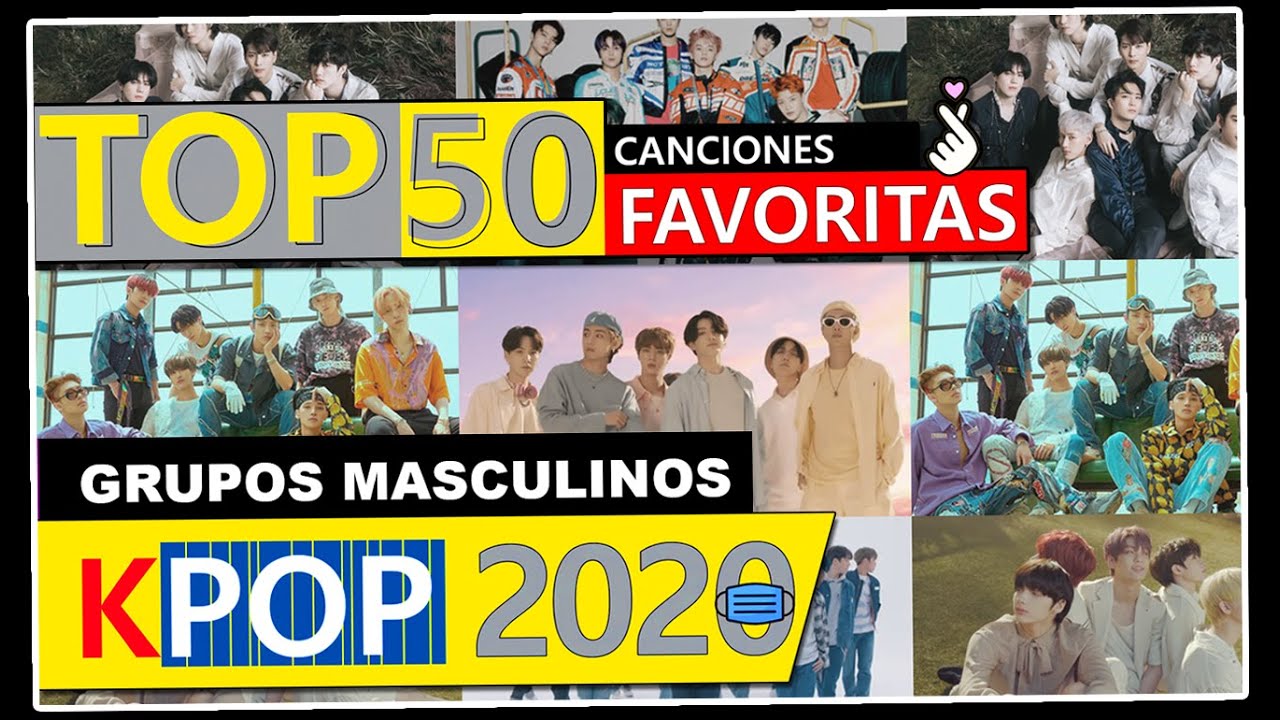 TOP 50 Kpop 2020 (GRUPOS MASCULINOS/ MALE GROUPS) TOP Personal!/ Honest Ranking!! 🎵😀