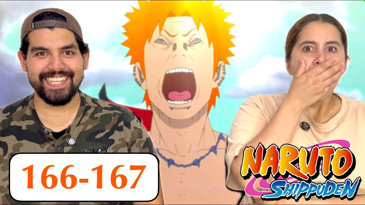 MI ESPOSA REACCIONA POR PRIMERA VEZ A NARUTO SHIPPUDEN capitulo 166-167