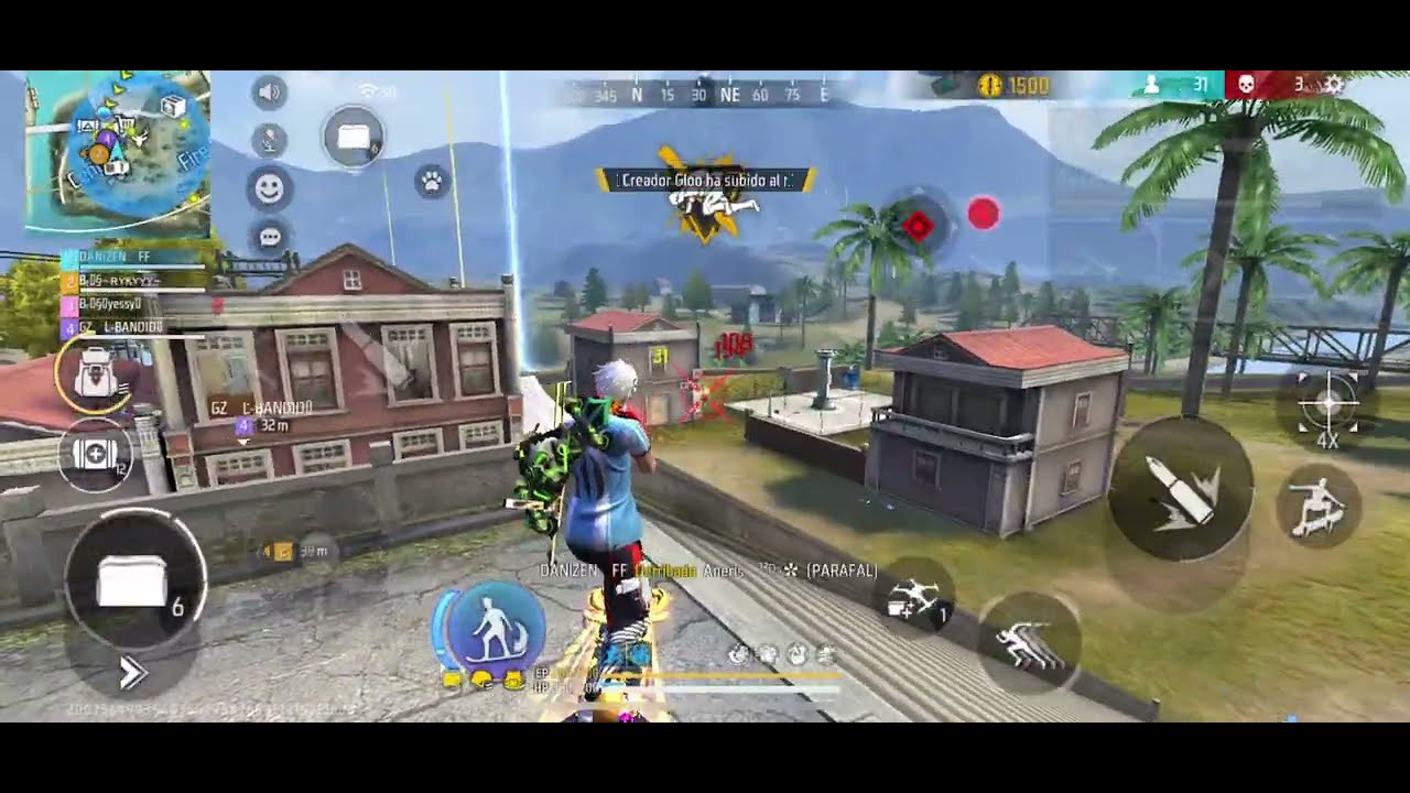 Partida de clasificatoria y higligths en free Fire