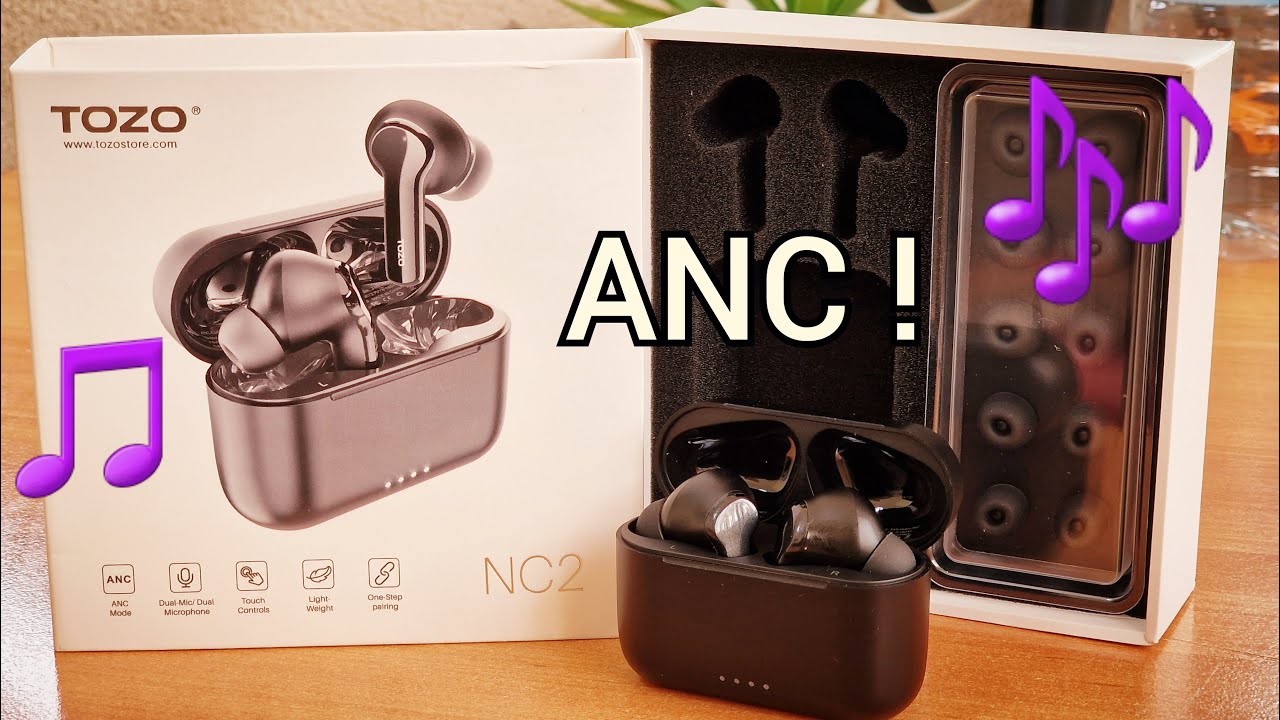 Auriculares TOZO NC2 con ANC son calidad PRECIO ! En español