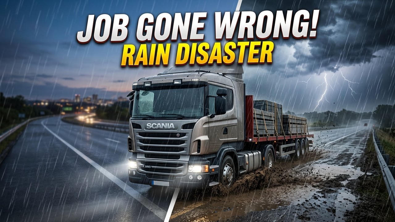 Extreme Weather Delivery - Will It End Badly? 🌧️🚛