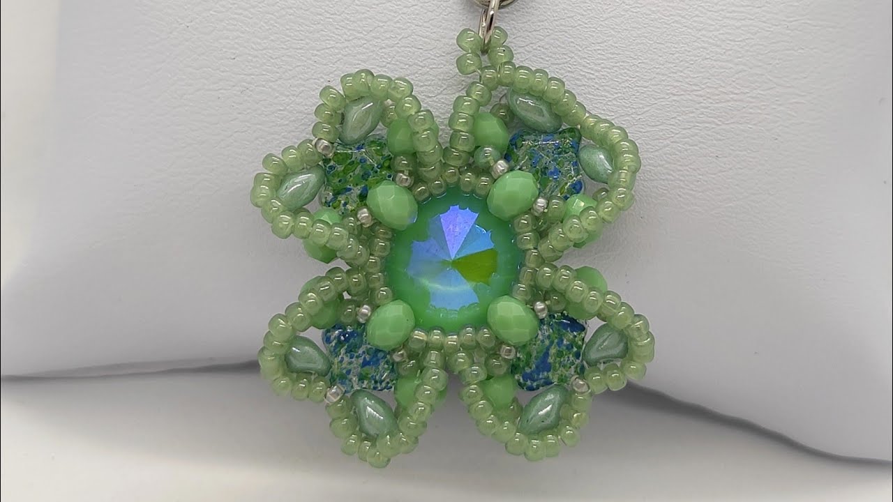 DIY- Video Tutorial Quadrifoglio con Perline #portafortuna #luck #lucky #four-leafclover #beads