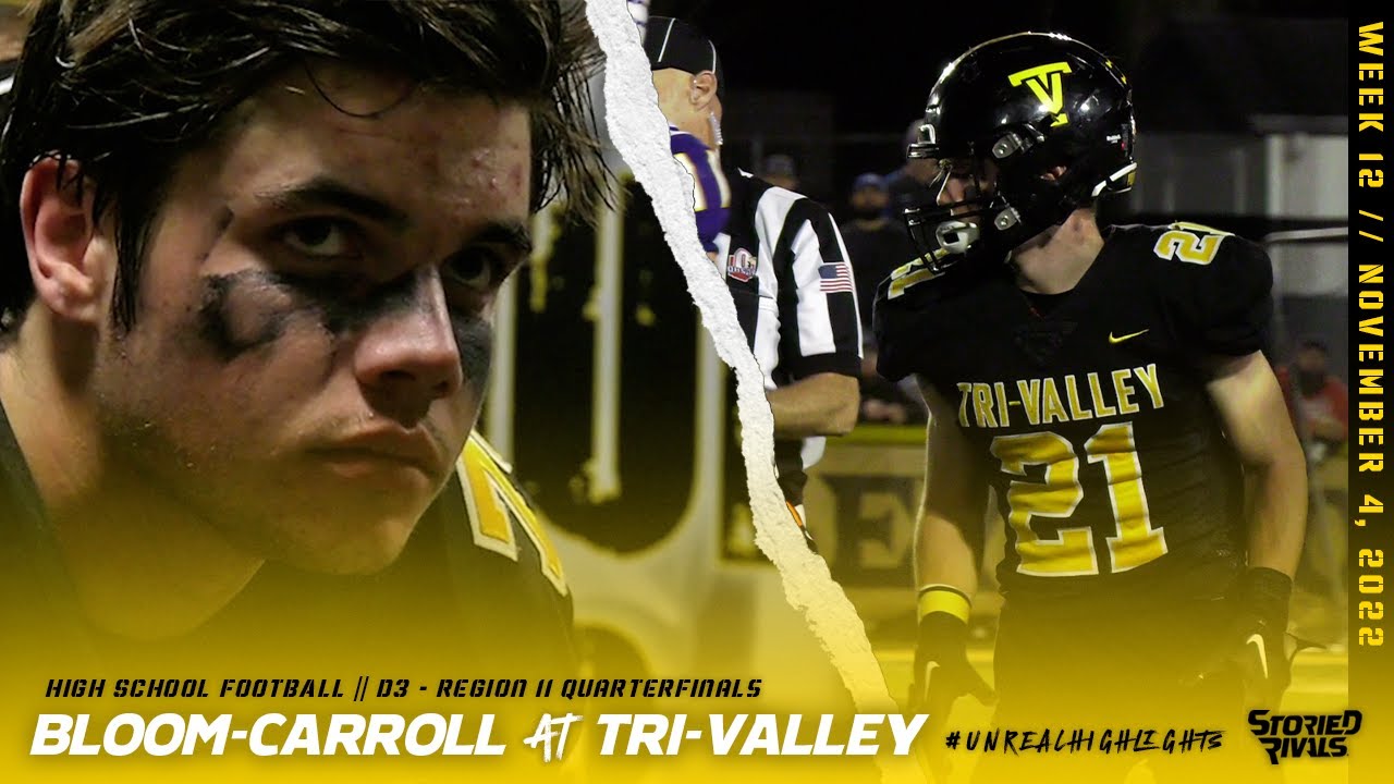 Tri-Valley Battles Bloom-Carroll in Regional Quarterfinal 🏈