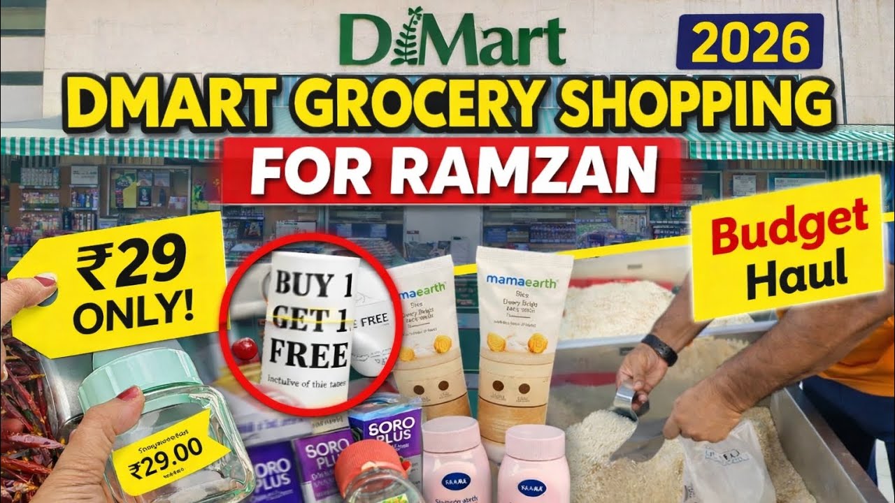 D MART Grocery Shopping For Ramzan 2026 || Full Grocery Haul