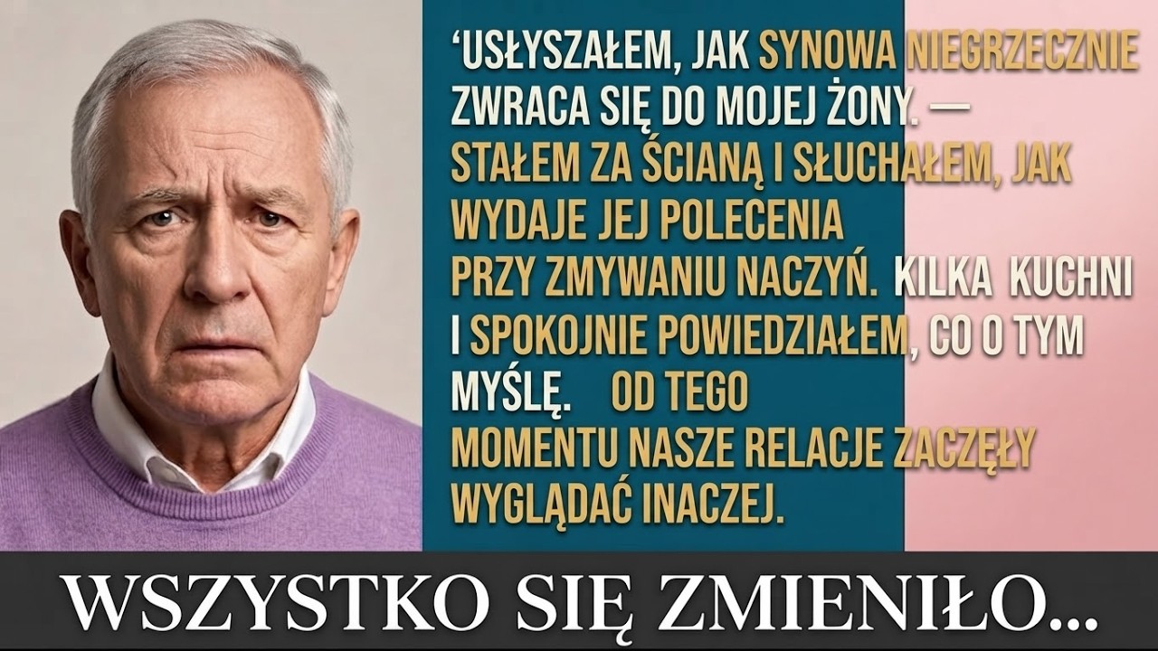 „SZYBCIEJ, STARA!” — usłyszałem, jak synowa krzyczy na moją żonę, gdy stałem za ścianą.