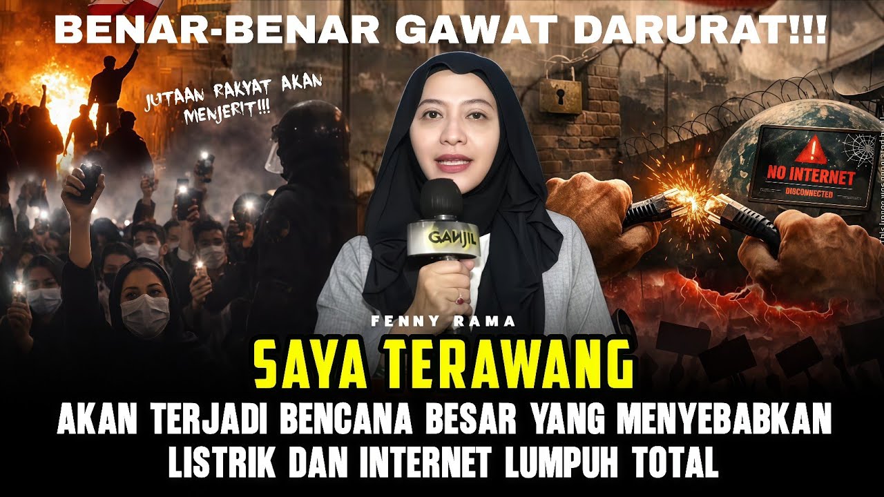 LISTRIK DAN INTERNET BERPOTENSI LUMPUH TOTAL KARENA BENCANA DAHSYAT INI