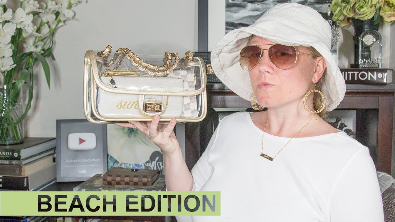 WHAT'S IN MY BAG: Clear Flap Bag by Lam Gallery || Autumn Beckman