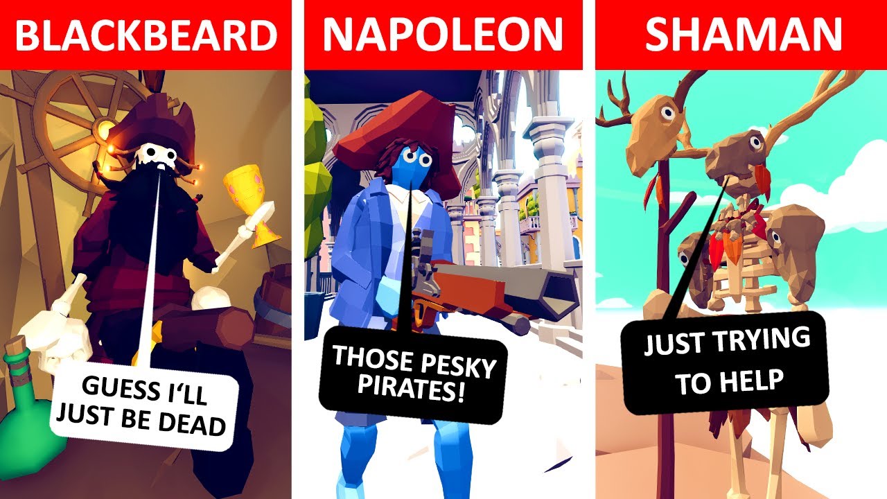Pirate Captain Becomes Blackbeard - TABS Story - Totally Accurate Battle Simulator Mods