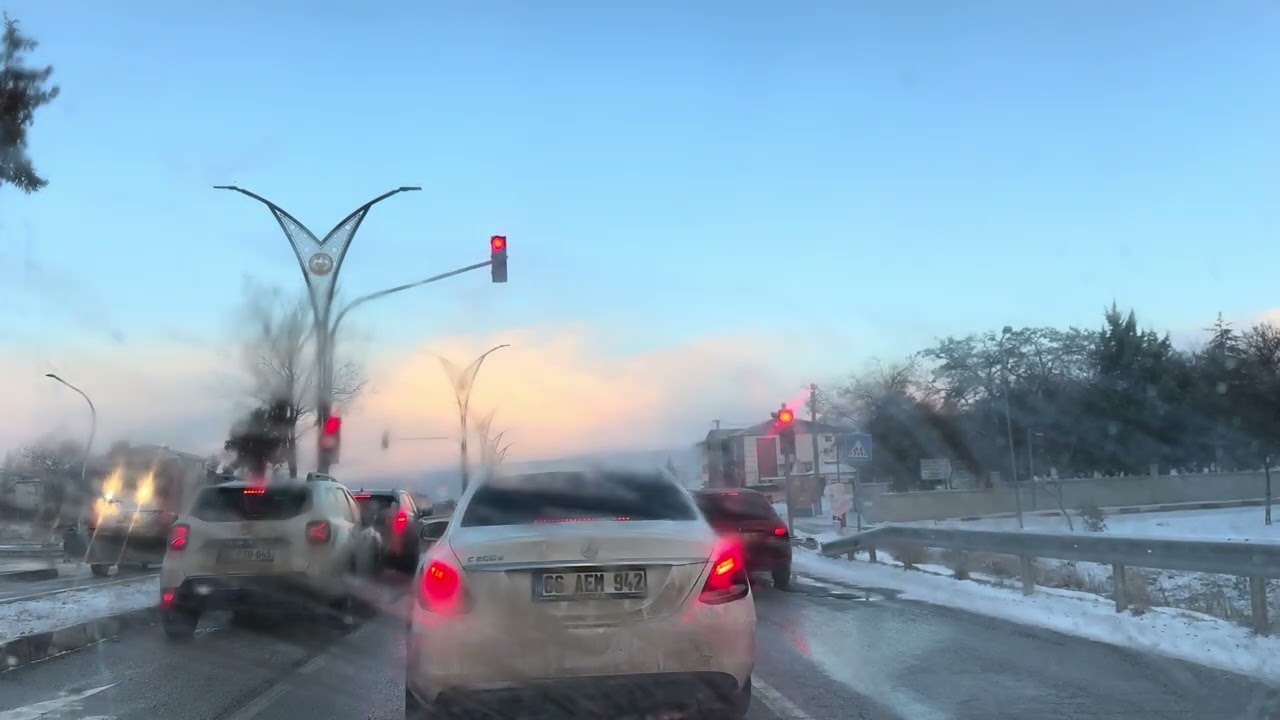 Çiçekdağı keklikali dağı kar fırtınası