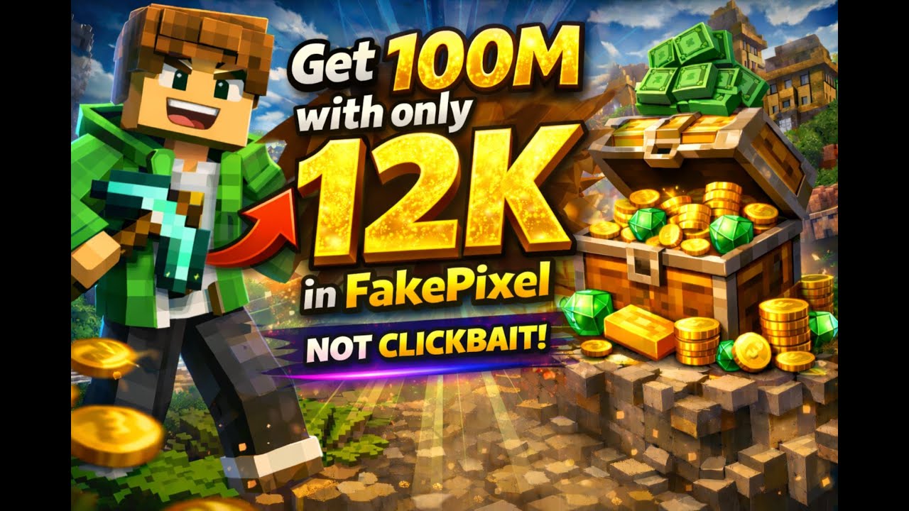 This ONE Method Made Me 100M Starting With 12K [ #fakepixel @GAMINGSCOPEYT 2026 update February