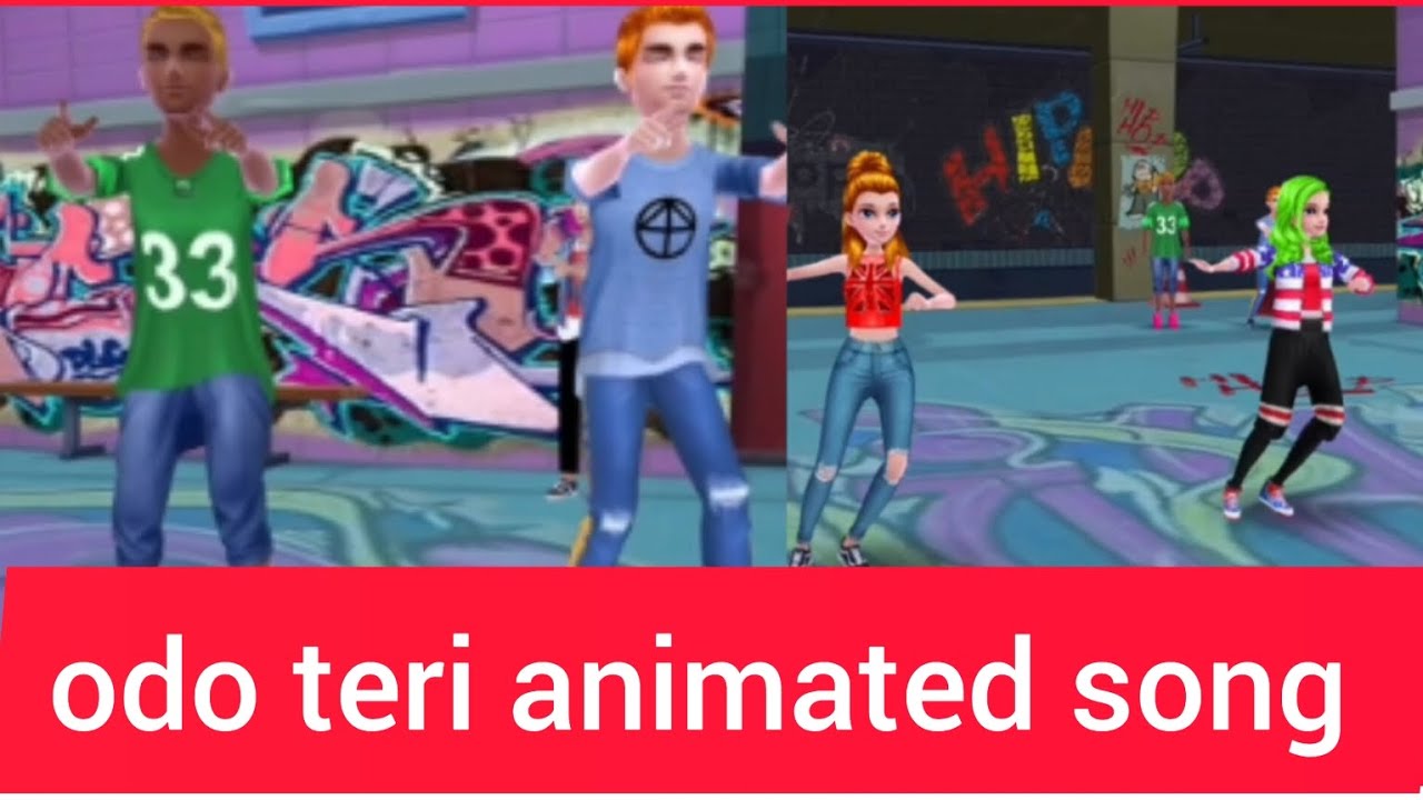 odo teri odo teri animated song | animation dance song music video #animatedsong