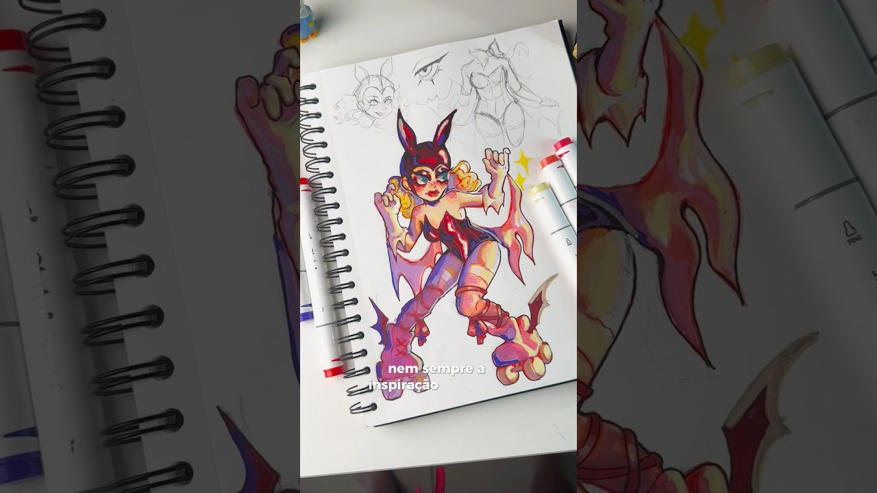 Dica pra fugir do bloqueio criativo #arte #desenho #drawing #art #shorts #ilustracao