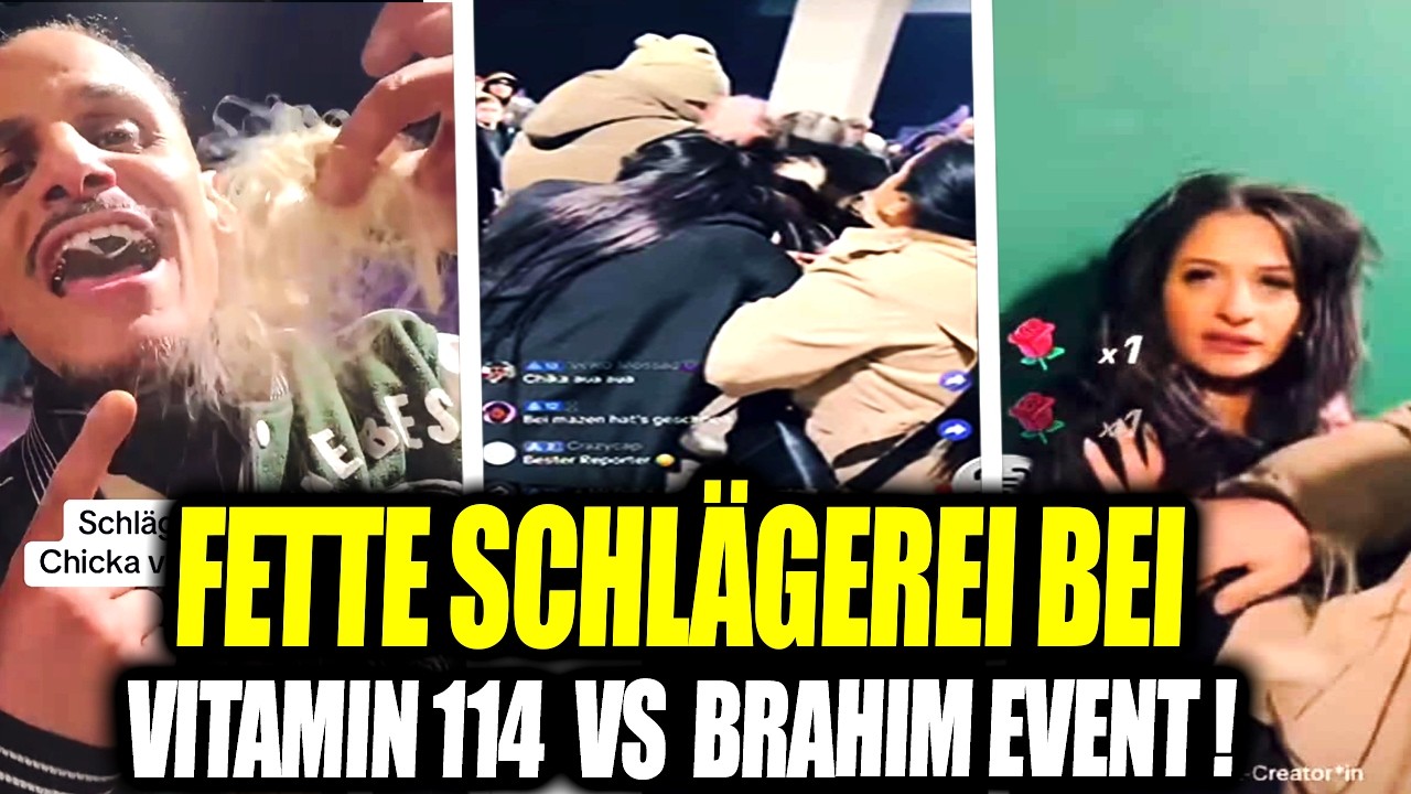 HEFTIGE SCHL'&Auml;GREI BRICHT BEI VITAMIN 114 VS BRAHIM Z. KAMPF AUS❌KOLJA GOLDSTEIN WILL YAKARY IN HAPS
