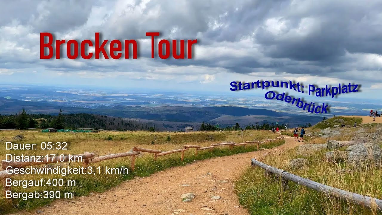 Brocken Tour,  Start Parkplatz Oderbrück ,