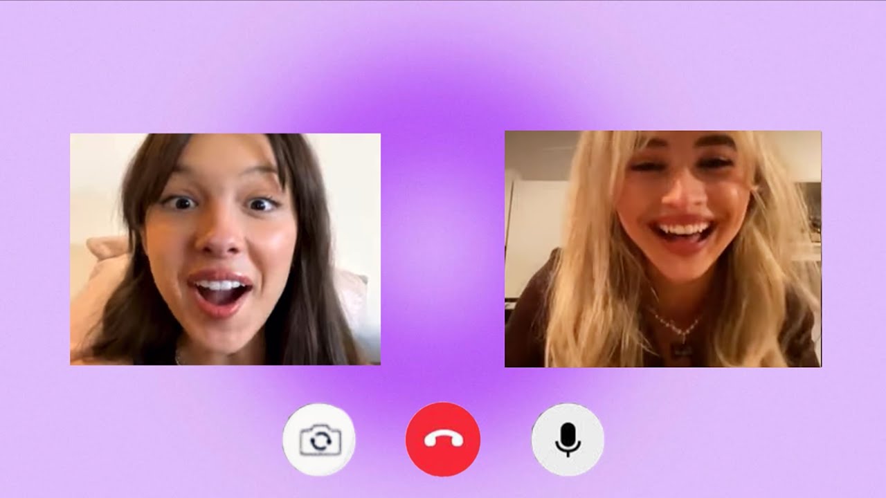 Душевный звонок по FaceTime от Оливии Родриго и Сабрины Карпентер!
