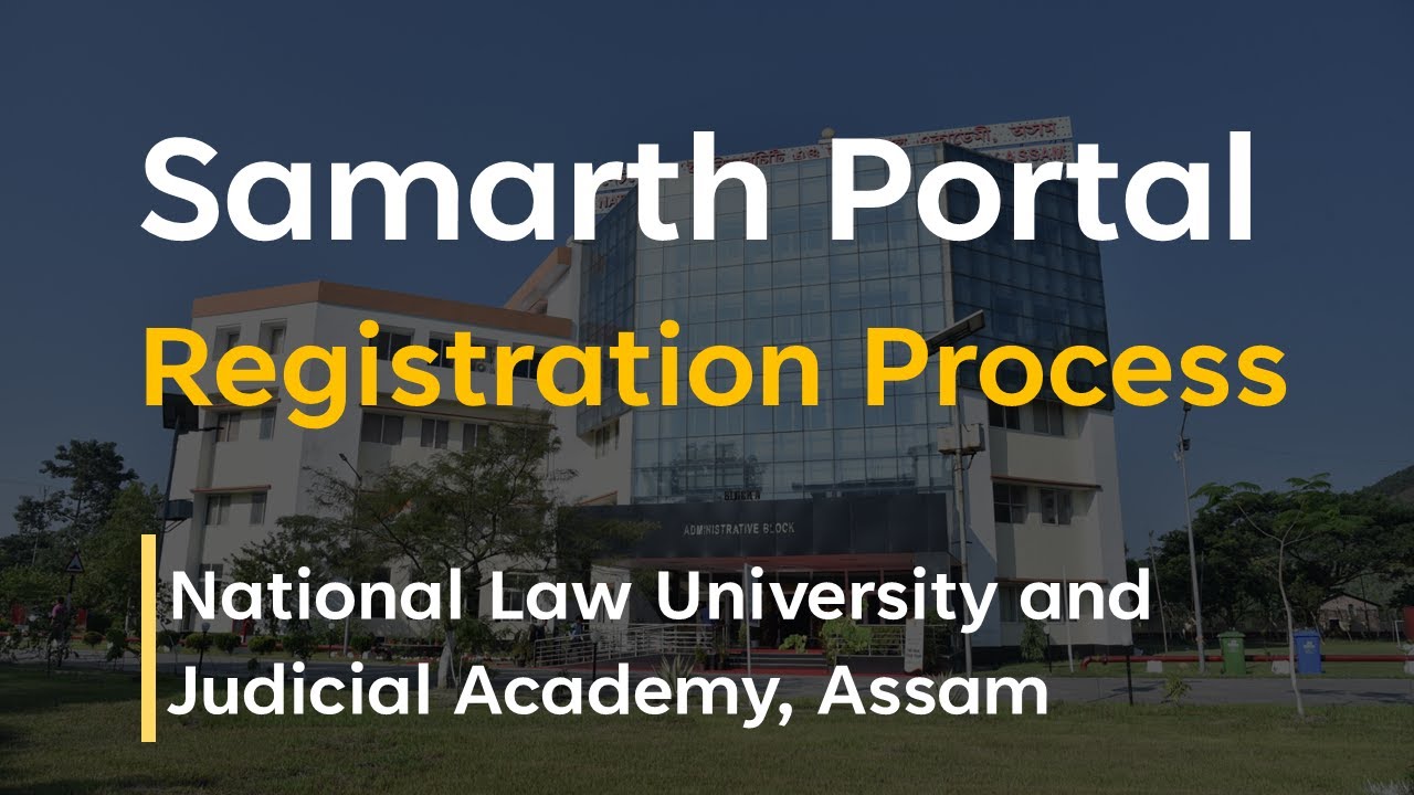 Admission Registration Process - NLUJA - Samarth Portal