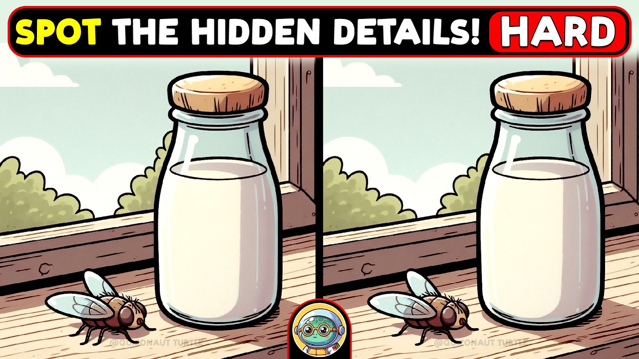 🐢🧩 Spot The Difference | Test Your Detective Skills 🧩🐢 | Quizonaut Turtle