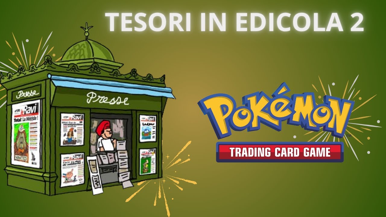 A CACCIA DI TESORI POKEMON nelle EDICOLE #edicola