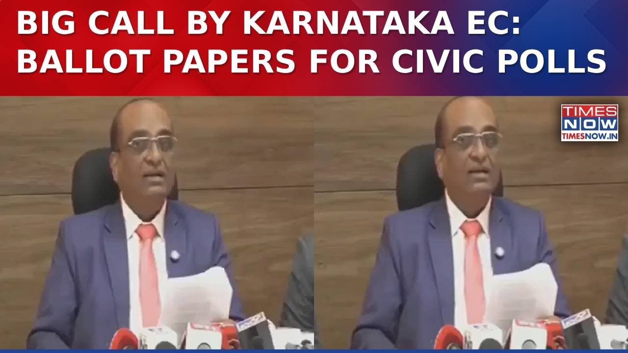 Bengaluru Civic Polls: Karnataka EC's Big Decision To Use Ballot Papers In Local Body Polls