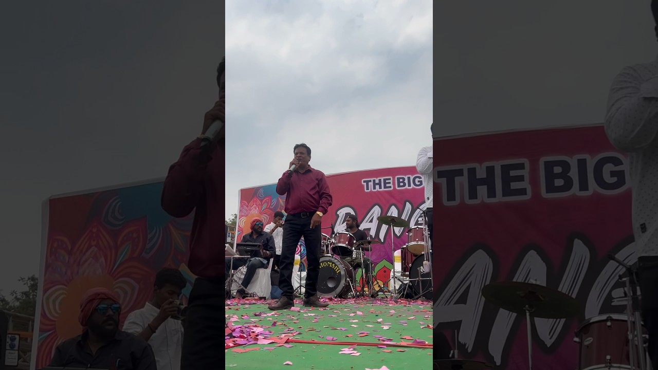 Clement Anna live singing at RANG MILANG Holi event 2024 #festival #holi #india