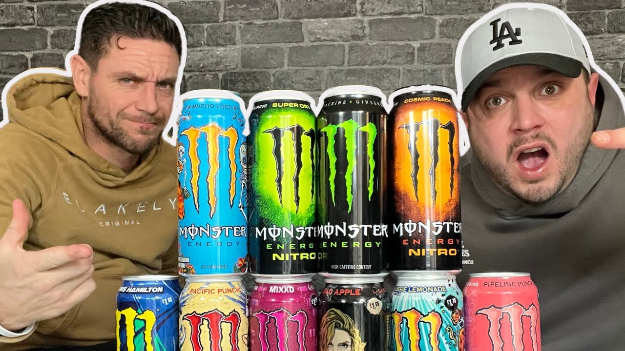 We Tried EVERY Monster Energy Drink! Then Chugged them all!