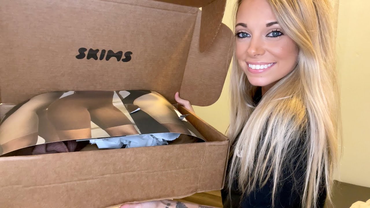 SKIMS NEW WAFFLE COLLECTION HAUL AND TRY ON