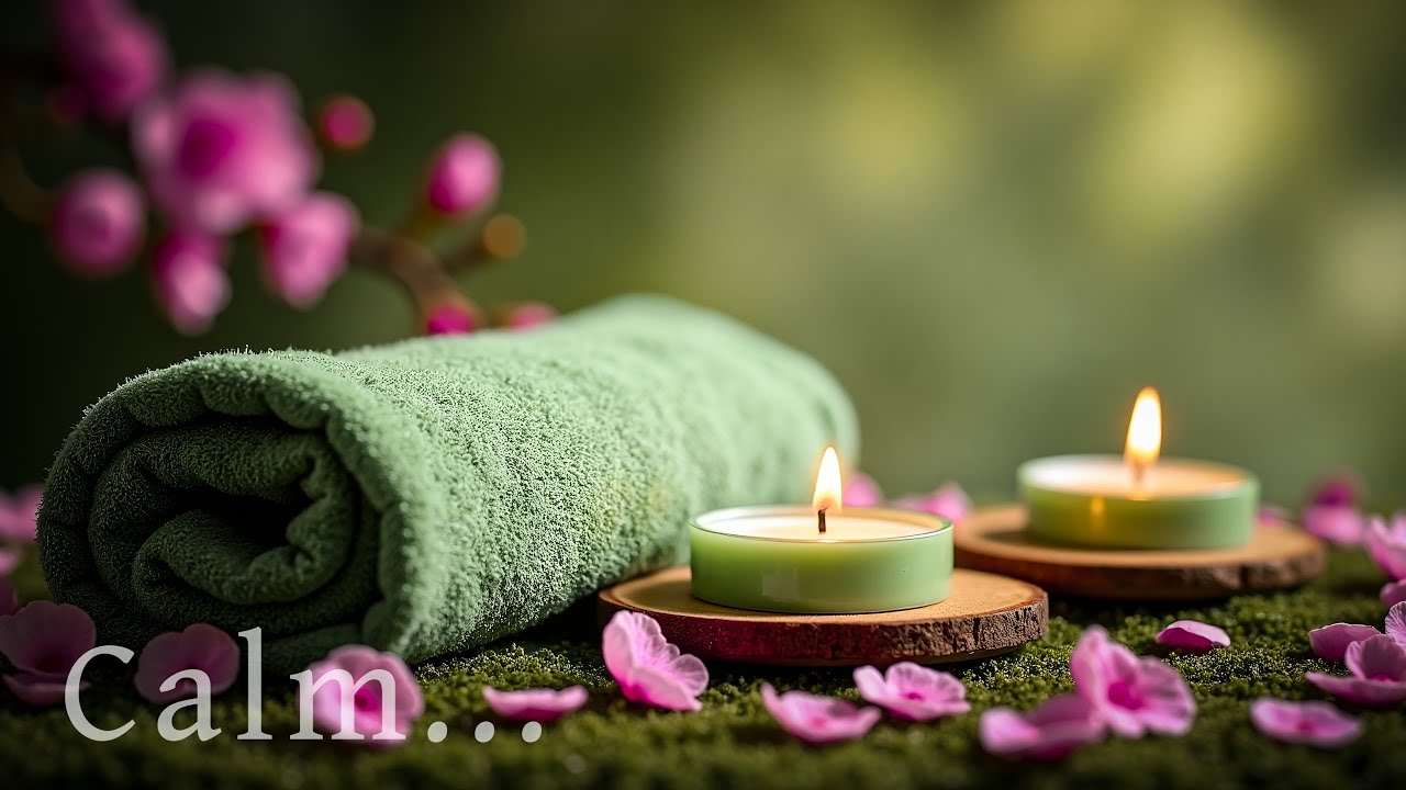 🌿 Relaxing Bamboo Waterfall Sounds | Calming Nature Ambience for Sleep, Meditation & Stress Relief